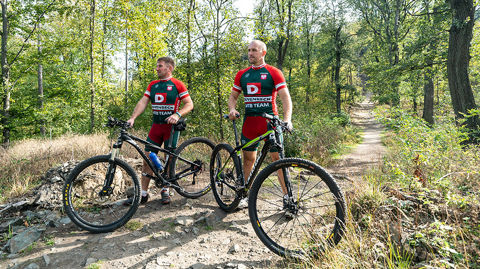 Condiciones ideales: Adrian y Witek viven en la Baja Silesia, la capital polaca de la bicicleta de montaña.
