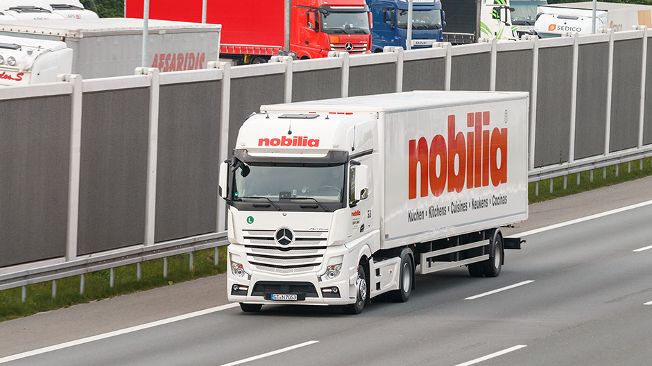 Karl-Heinz e Werner guidano per Nobilia in tutta Europa.