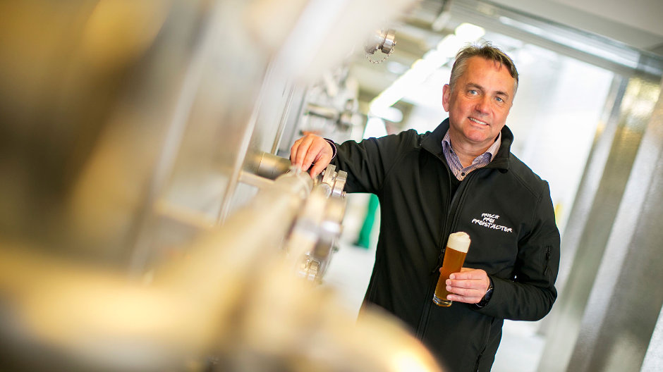 Master brewer Johannes Leitner: “Beer has developed from being simply a thirst quencher to become a cultural asset. That is a development which I like on a personal level but which is also very helpful for us as a quality brewery.”