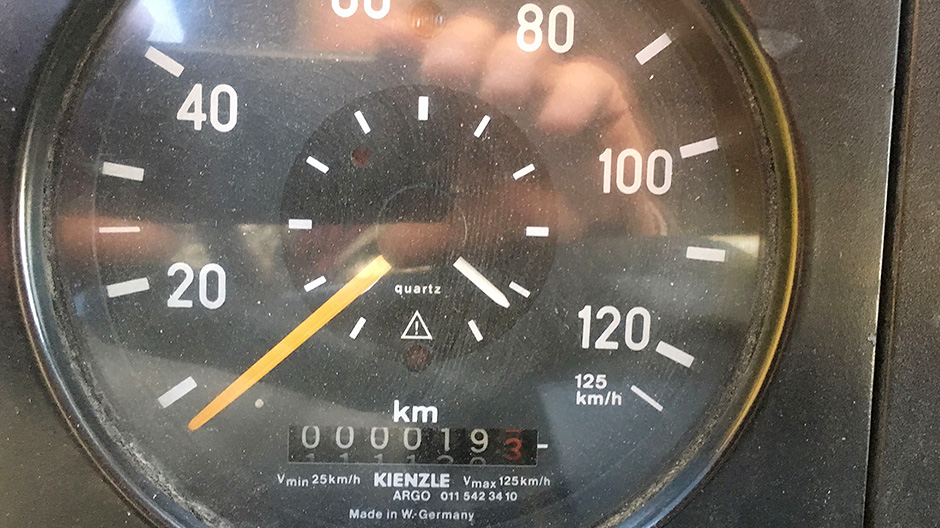 De kilometerteller met zes cijfers van de SK staat na één miljoen kilometer weer op nul.