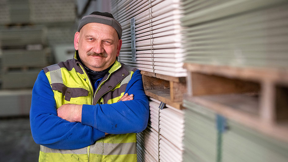 Andreas « Andi » Werth livre des matériaux de construction depuis 34 ans dans la région de Francfort et ses alentours.