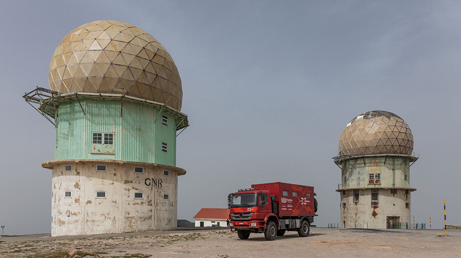 Fuera del tiempo: observatorio astronómico abandonado en la cima de la Torre.