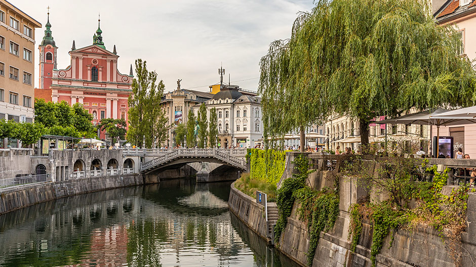 Liten avstickare: Sloveniens huvudstad Ljubljana visar upp en hel del charm. I Ungern väntar stora vidder och avslappnade människor.
