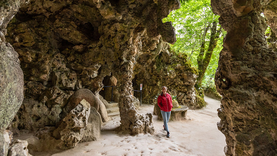 Lumotut muurit: Sintrassa sijaitseva Quinta da Regaleiran palatsi houkuttelee salaperäisellä tavalla.