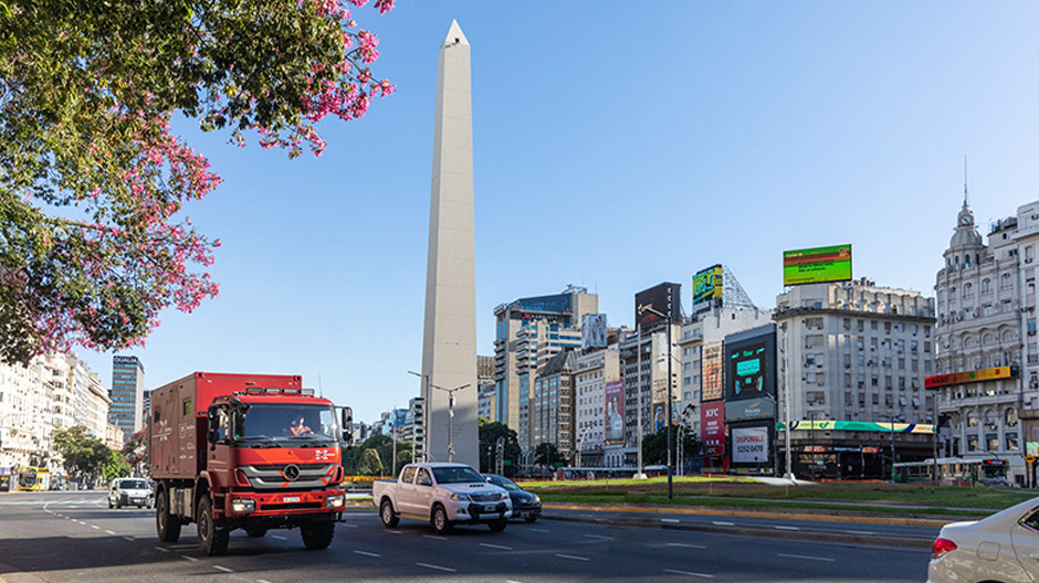 Niin tyhjää: Aikaisin aamulla on hyvä aika tutustua Buenos Airesin kaltaiseen suurkaupunkiin, joka on päivisin todella vilkas.