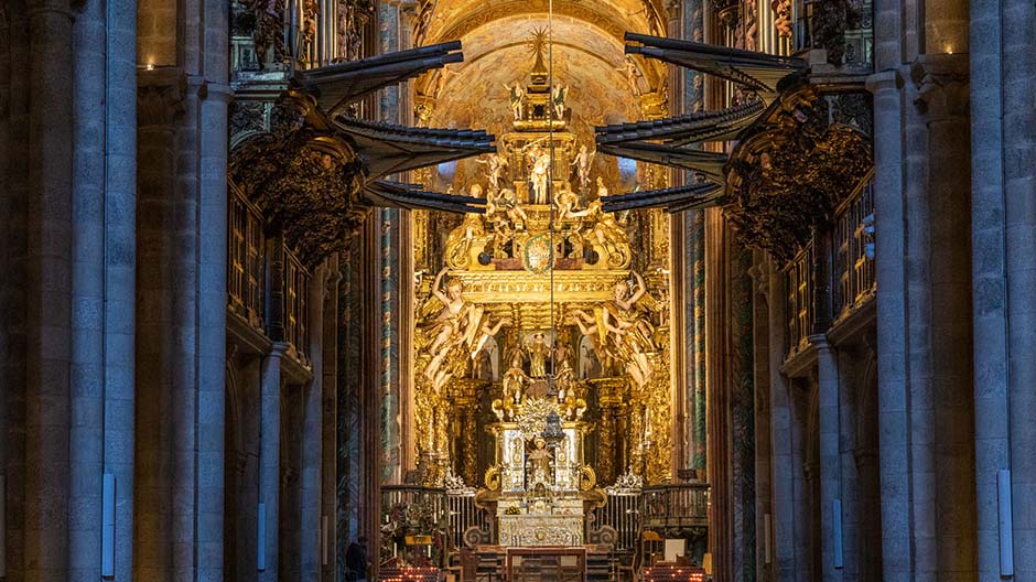 In Santiago de Compostela beleefden de Kammermanns katholieke pracht en praal ... 