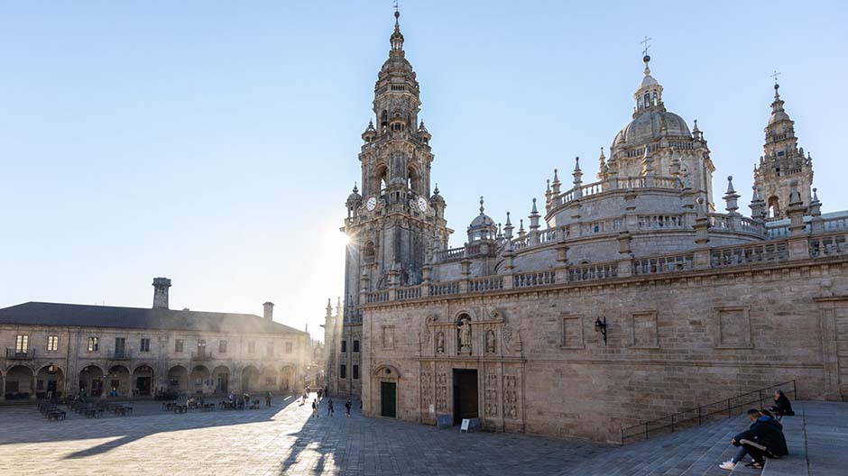În Santiago de Compostela, soții Kammermann s-au bucurat de somptuozitatea catolică … 