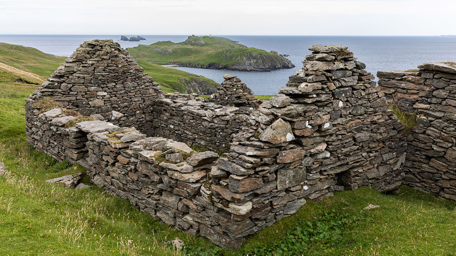 Na ostrově Unst se najdou stopy Vikingů i po 700 letech.