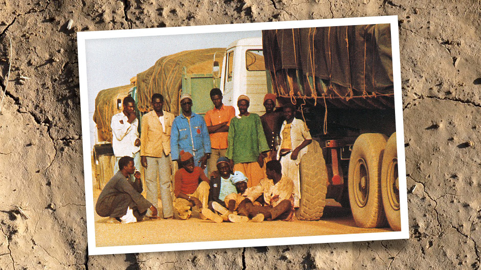 Dankbare bevolking: de acht 2632 verzorgden de mensen in afgelegen regio’s van Mauritanië met graan.