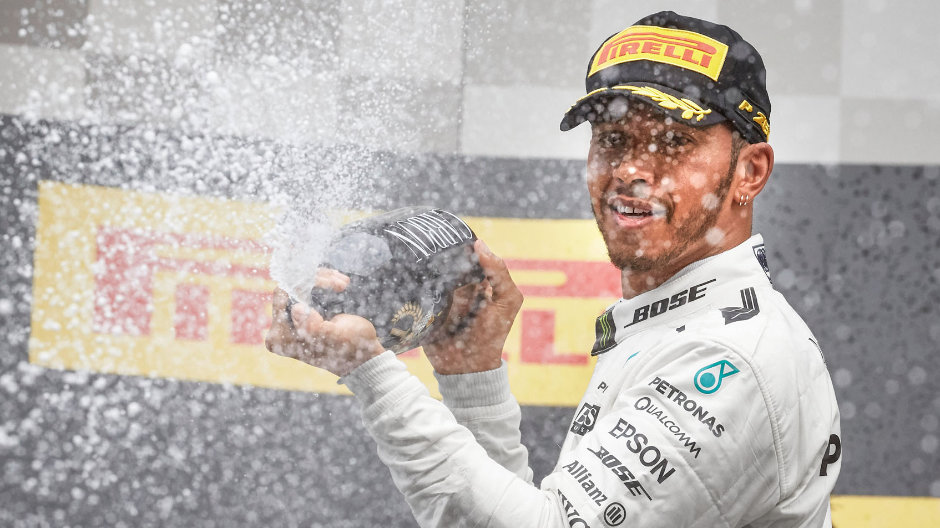 The drivers of the Mercedes-AMG Petronas Motorsport team have brought home 4 world championship titles since 2014. Three of those were won by Lewis Hamilton (2014, 2015 and 2017), and one by Nico Rosberg (2016).