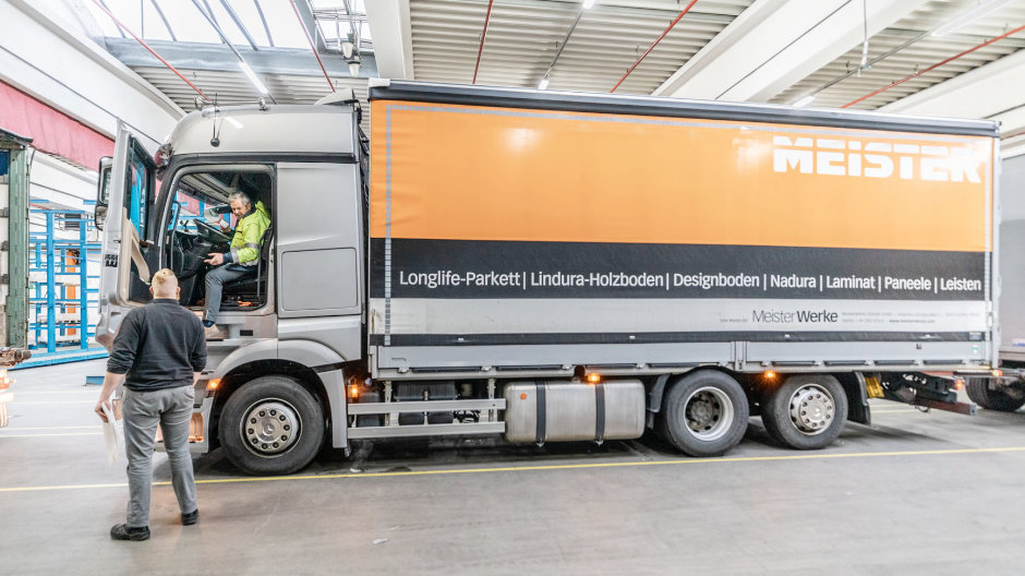 Egen transport: Företaget MeisterWerke har en vagnpark med 30 nyttofordon.