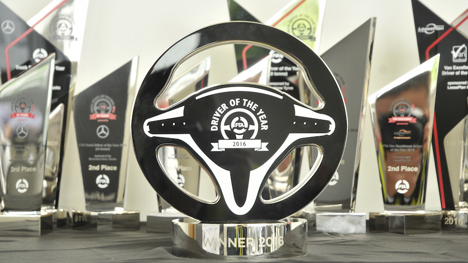 FTA Driver of the Year trophies